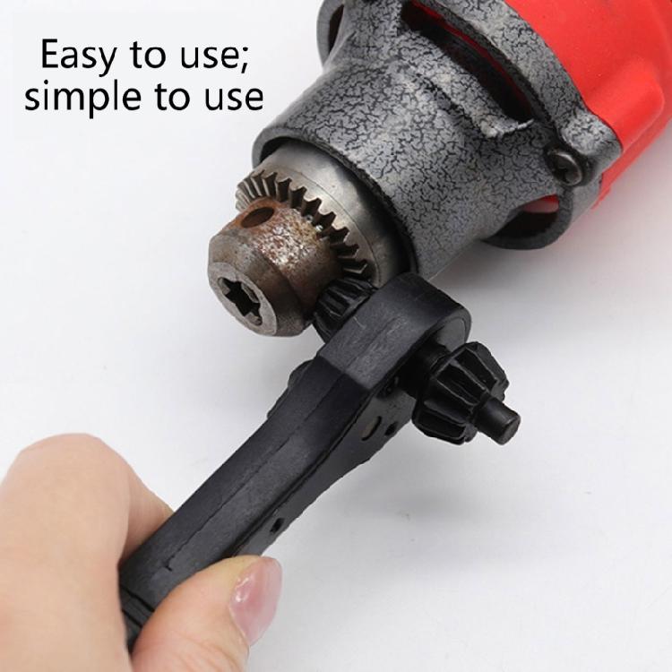 Professional 2 In 1 Ratchet Double Head Chuck Key Replacement Tool for Electric Drill Power Tool Tightening Loosening