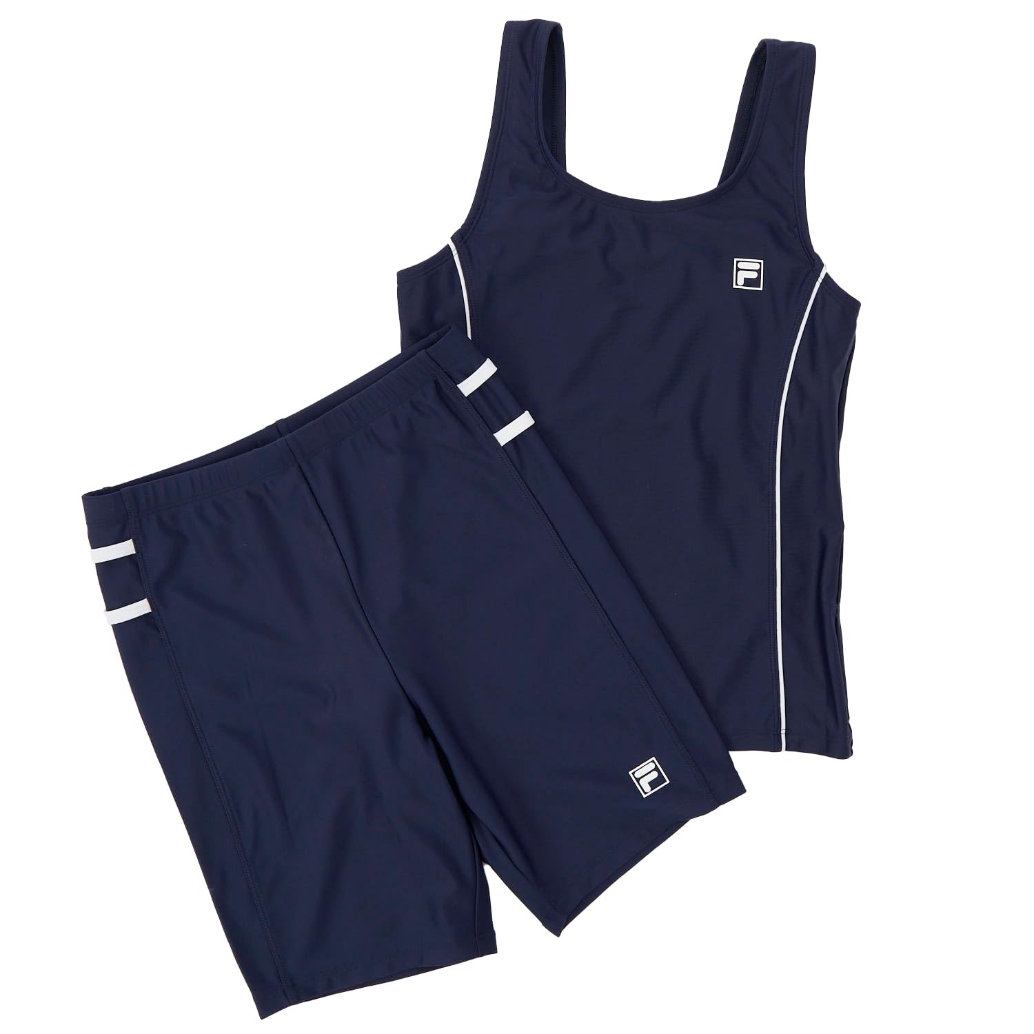 

Fila 174102 NWT School Swimsuit Tankini Top and Bottom Set UV Protection Girls