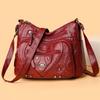 Mehrschichtige Damen Vielseitige Modische Große Kapazität Mittelalterliche Ein-Schulter Crossbody-Tasche
