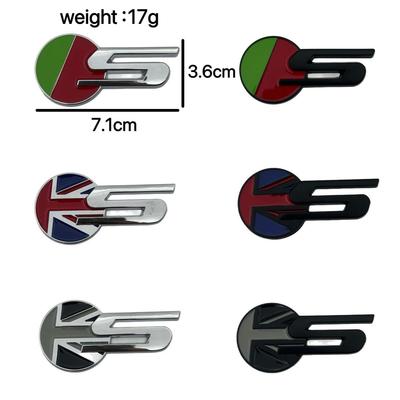 S High-Performance Metal Car Emblem for Jaguar F-TYPE/XF/XJL