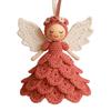 Cute Crochet Angel Ornament Kit Handmade Knitted Angel Pendant DIY Crochet Kit  Holiday Decor
