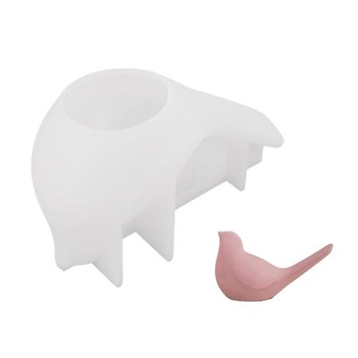 Silikonformen Resin Bastelformen Kerzengießformen Vogelform Silikon Handwerksform Silikontextur für Ornament