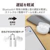 ELECOM Wireless Bluetooth Noise AAC Fully Earplug Ambient Sound White LBT-TWS15WH Earbuds, 5.2, Cancelling, Compatible, Lightweight, Wireless, Mode,