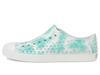 Native Shoes Jefferson Bloom Print Water Shoes, Shell White/Shell White/Ocean Waves, Size 24.5 cm D
