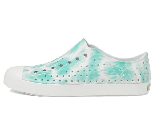 Native Shoes Jefferson Bloom Print Water Shoes, Shell White/Shell White/Ocean Waves, Size 24.5 cm D