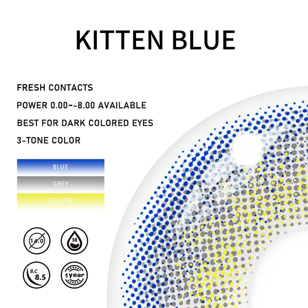 Barevné kontaktní čočky JeweLens 2ks Eyra Series