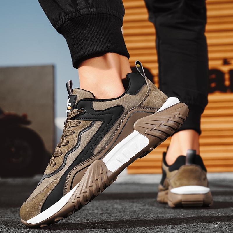 Men's New Casual Sneaker Fashion Height Increasing Basketball Comfortable Shock Absorption High-quality Jogging Casual Shoes
