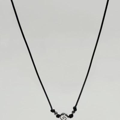 Apple Pie Order Spiral Ball Leather Choker.