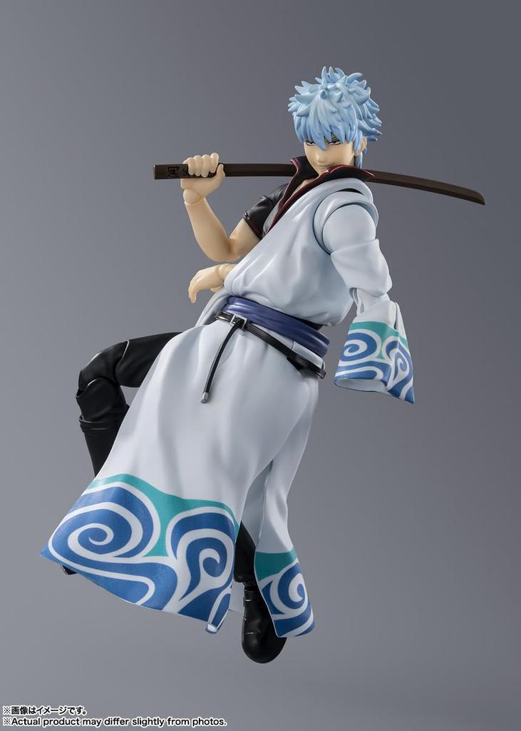 TAMASHII NATIONS S.H.Figuarts Gintama Sakata Gintoki, approximately 145mm, PVC & ABS painted action figure