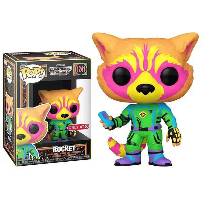Galaxy Guardians 3 Collectible Figures Rocket Raccoon And Groot Funko Pops