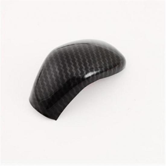 For Nissan Kicks 2018-2024 Carbon Fiber Center Console Gear Shift Knob Trim 1PCS