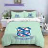 Custom Name SC Heerenveen2 Pattern Bedding Quilt Set  Home Decoration  Gift (1 * Duvet Cover + 2 * Pillowcase  Without Core)