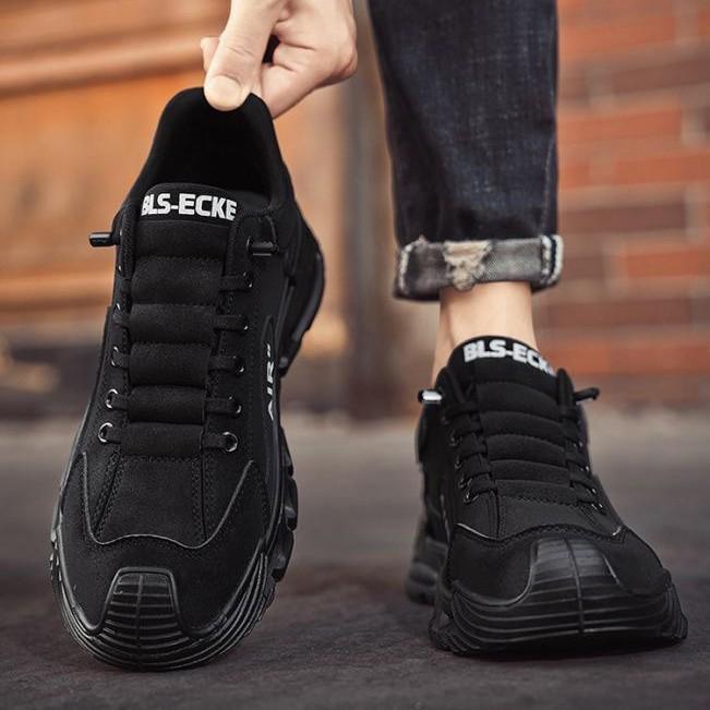 

Мужские ретро слипоны для повседневной ходьбы - Весенне-осенний модный тренд 45 чёрный