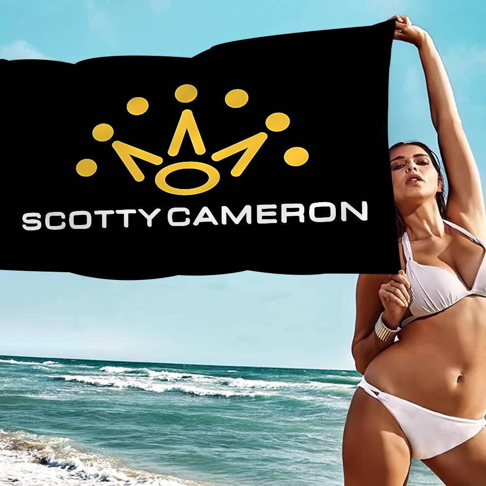 S-Scotty C-Cameron Sign Beach Towel Colorful Bath Towels For Girl Microfiber Quick Dry Custom Sand Free Beach Yoga Spa Gym Pool