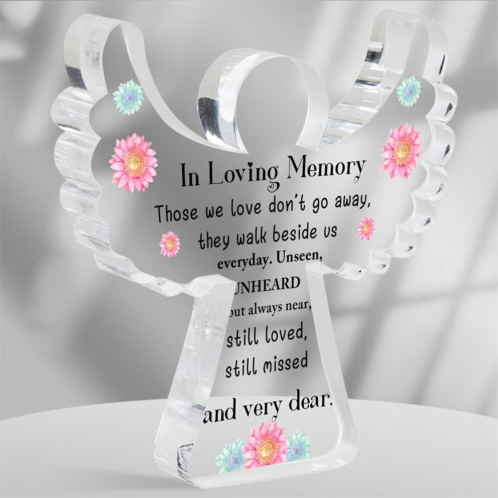 

2D Flat Acrylic Angel Decoration, Indoor and Outdoor Decoration - No Battery/electricity Required, Free Day Decoration, Shop Decoration, Durable Outd 10*9cm