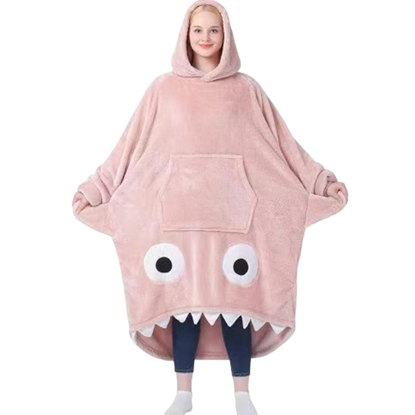 

Men s And Women s Hoodies, Blankets, Couple s Pajamas, Warm Home Animals, Extended Wide Pajamas One Size розовый