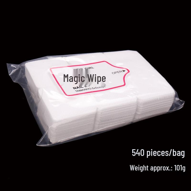 Lint-Free Nail Art Remover and Eyelash Glue Wipe Pads