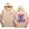 Stray Kids ROCK‑STAR Pullover Hoodie Front Graphic Pink‑Blue‑Green Drip Kangaroo Pocket Drawstring Hood Oversized Unisex K‑Pop Streetwear Fan Merch