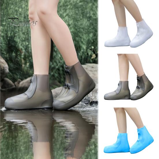 Shoe Protector Cover 1 Pair Silicone Waterproof Cover, Non-slip Galoshes Overshoes for Men Women, Reusable Foldable Rain Boot Outdoor Washable Covers