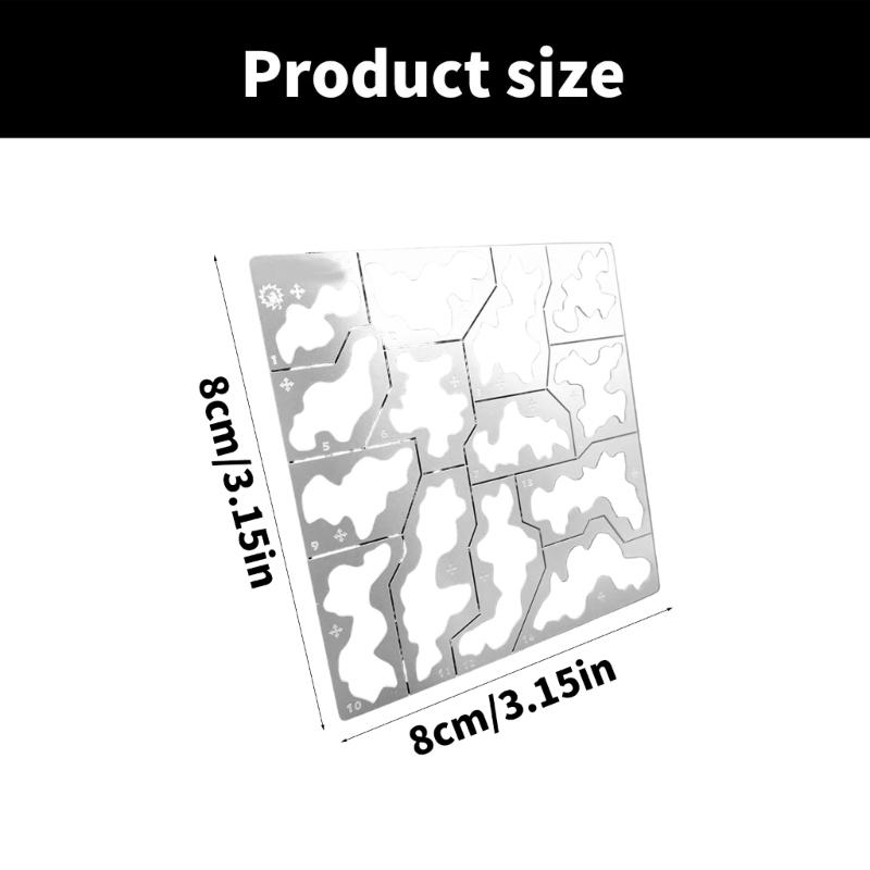 Wielorazowa Płyta Szablonowa Do Mecha I Modeli Świetna Dla Artystów I Hobbystów Narzędzie Do Modelarstwa Rzemiosła