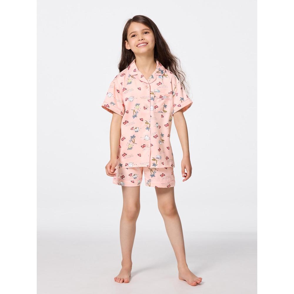 Gu By Uniqlo Kids  Unisex  Satin Pajamas Chiikawa