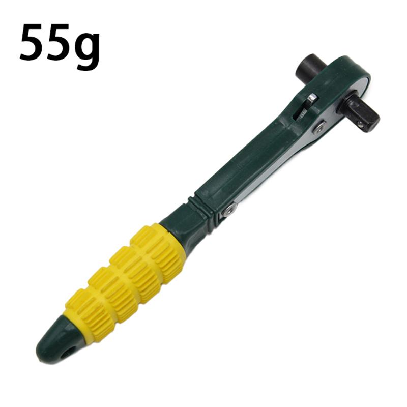 

H-handle mini ratchet screwdriver bits multifunctional household socket double head wrench disassembly tool