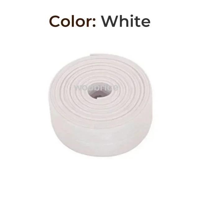 

Sealing Waterproof Tape Bathroom and Kitchen Border Tape in The Bath Anti-mildew Caulking Sealed Waterproof Isolate Tape Sticker 2.2cm&1m