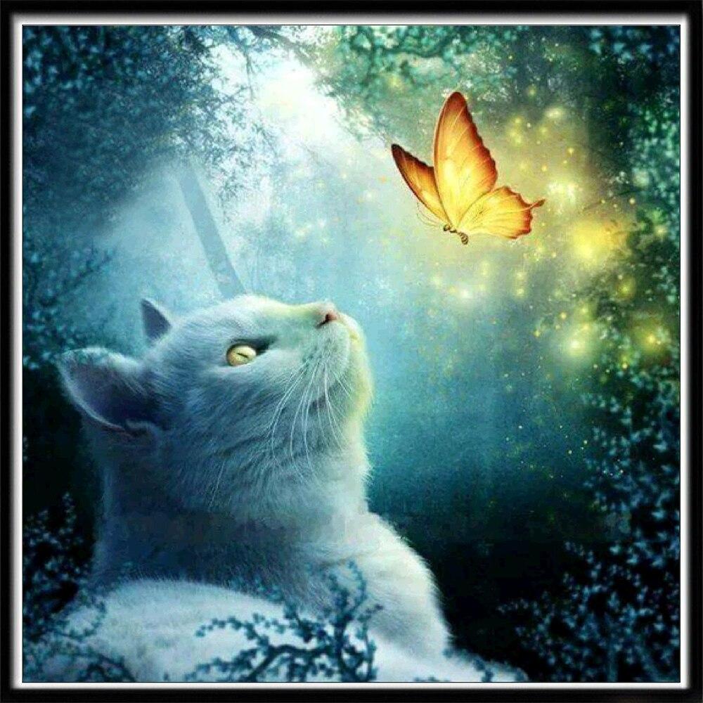 5D-Diamantmalerei zum Selbermachen, Tierserie, handgefertigt, voller Diamant, Strass bestickt, Mosaik-Gruppenbox, Heimdekoration, Geschenk