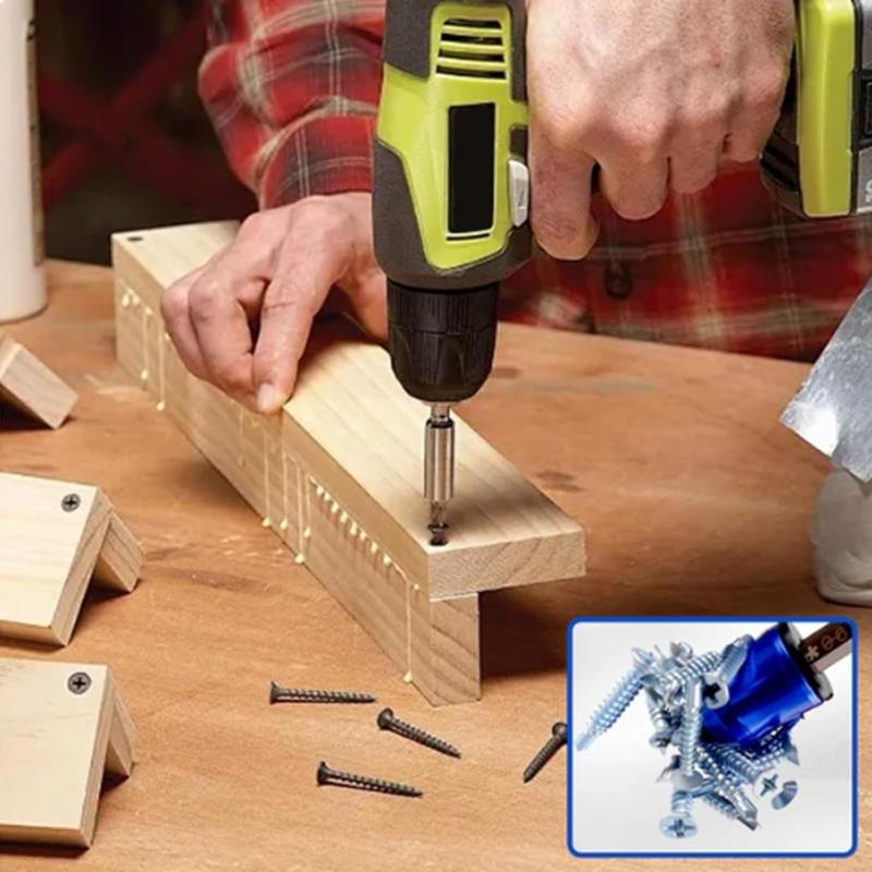 5Pcs Magnetic Bit Metal Magnetizer Screw Hexagonal Shank Base For Screwdriver Workshop Home Improvement