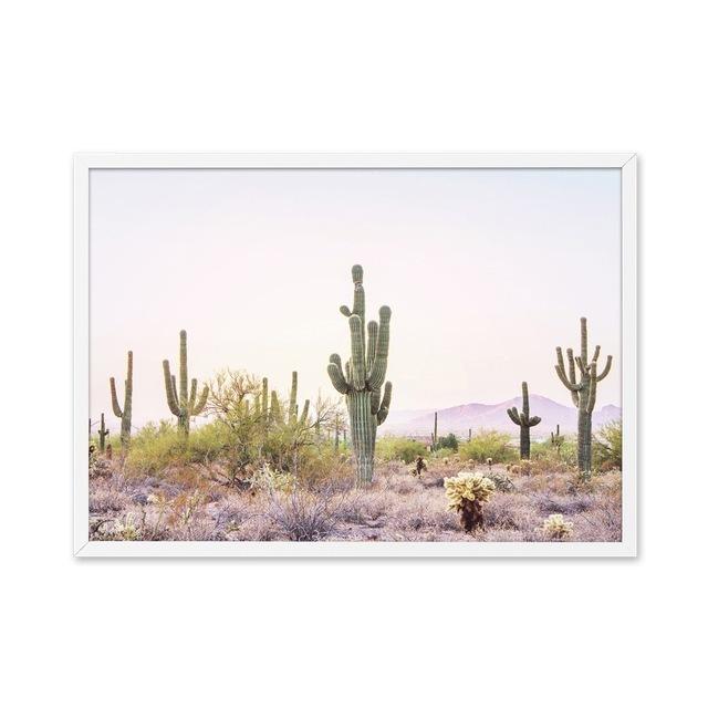 Joshua Tree Cactus Photography Art Canvas Poster Painting Arizona South Western Desert Wall Picture Print Home Room Decoration