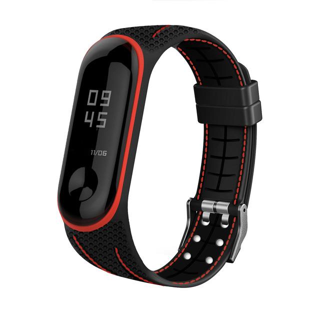 

Браслет для Mi band 7 6 Ремешок Спортивный ремень Силиконовый ремешок для часов Замена Умные часы браслет для Xiaomi mi band 3 4 5 6 ремешок For mi band 3 4