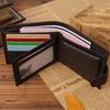 Genuine Leather Mens Wallet Premium Product Real Cowhide Wallets For Man Short Wallet Portefeuille Homme Short Purses