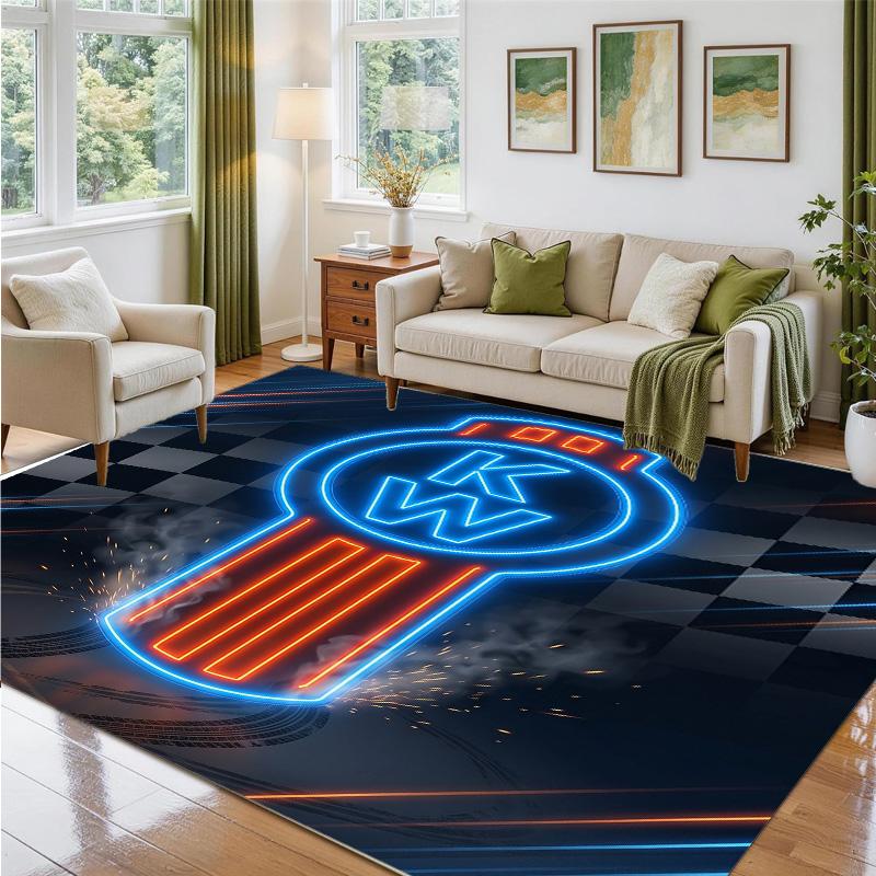 Kenworth Design Crystal Velvet Rug Soft Decorative Mat for Bedroom Entrance