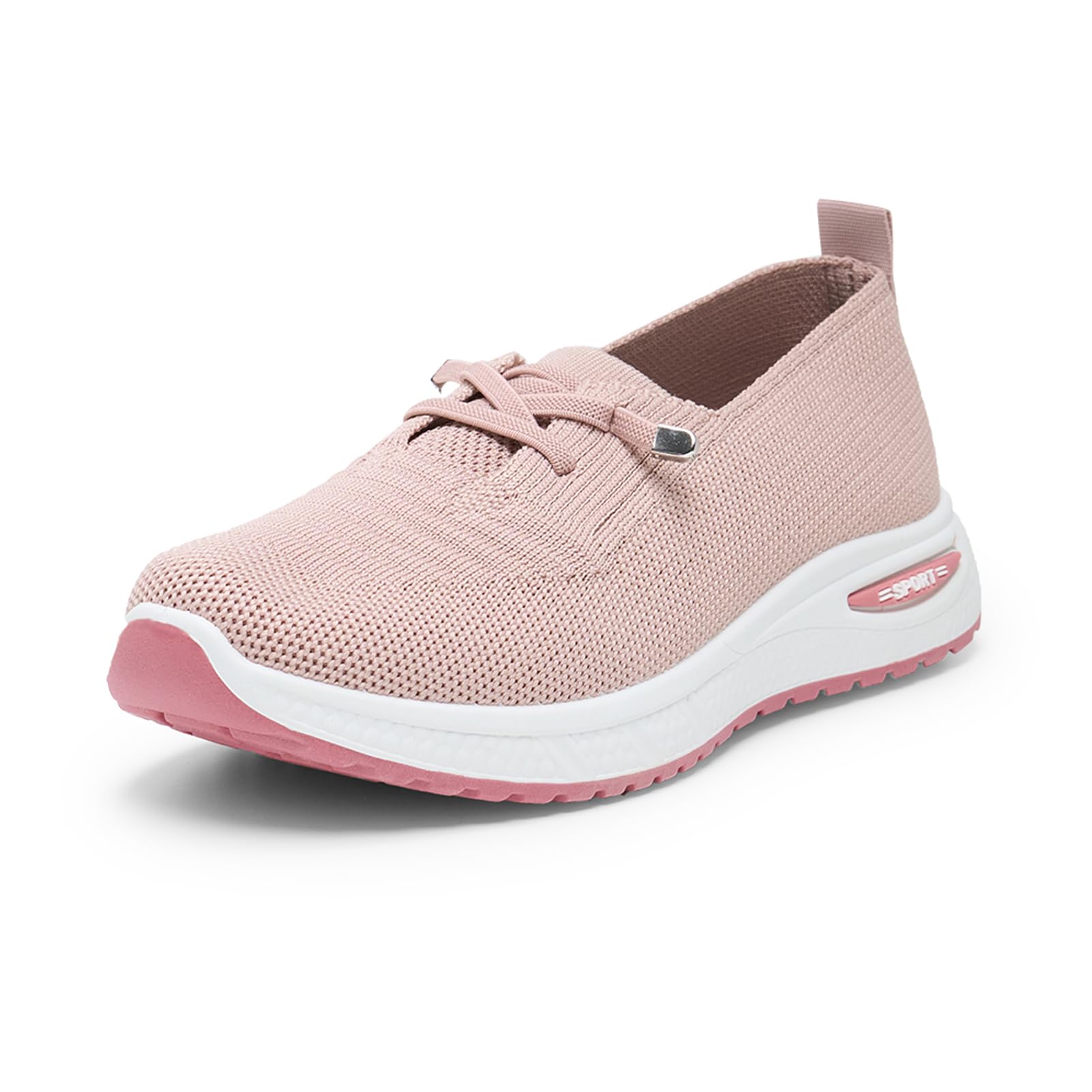 

Alexis Leroy Women s Casual Walking Shoes, Non-Slip Flats, Pink, Size 23.5 cm (JP)
