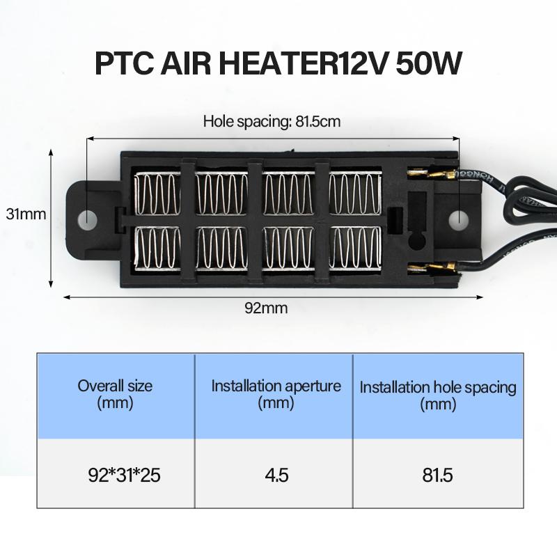 Automatic Air Heater Insulation PTC Heaters Thermostatic Heating Element Portable Multipurpose Heater Incubator Patio Heaters