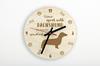 Dachshund Smooth-haired, Wiener dog, Badger dog - clock with dog, wooden clock with engraving, personalised clock by Art-Dog