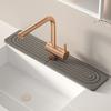 Diatomite Fast Drying Sink Faucet Mat 23.62x3.94in Water Absorbing Guard & Sink Protectors for Bathroom Counter