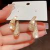 Set di orecchini in zircone da 2 pezzi, eleganti e alla moda, perfetti per feste e come regalo.