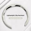 Lmn1 Car Steering Wheel Cover Breathable and Anti Slip Leather Handle Cover For VW Golf T‑Roc Tiguan Polo Passat T‑Cross Taigo ID.4
