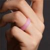 7Pcs/Set Multi Color Fashion Silicone Finger Ring Couple Lover Jewelry Gift