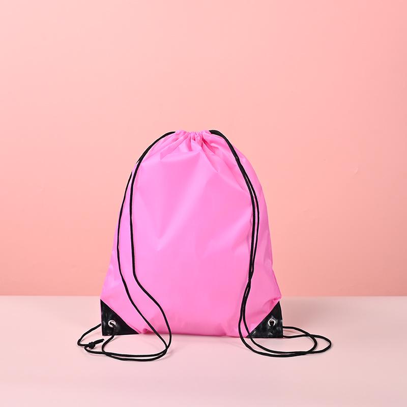 Waterproof Polyester Drawstring Sports Backpack for Outdoor Use