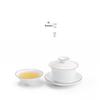 Nanshan Series Matte Ceramic Gaiwan Tea Bowl