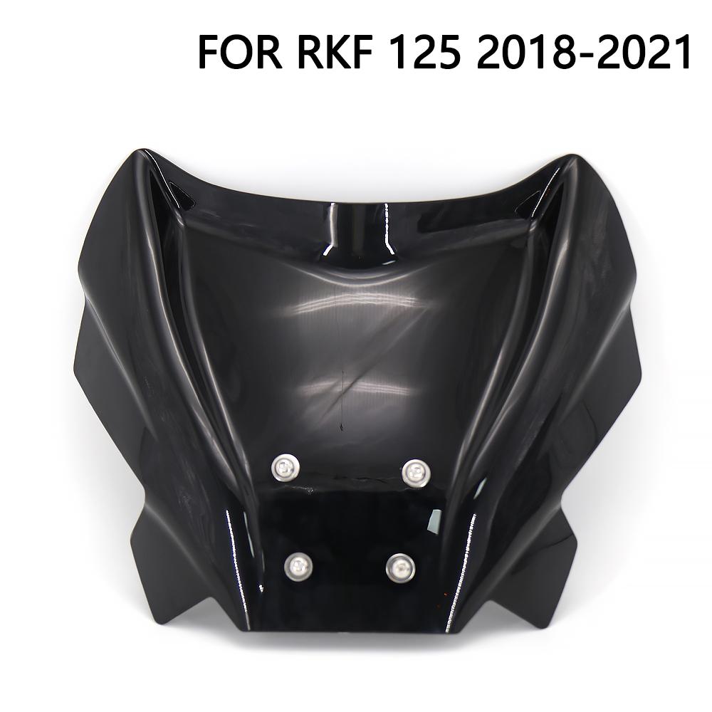 New Motorcycle Accessories Windshield Windscreen Wind Shield Deflectore For KEEWAY RKF 125 RKF125 2018 2019 2020 2021 2022