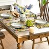 Artoid Mode Tulip Flowers Cat Spring Placemats Set of 4, 12x18 Inch Seasonal Summer Holiday Table Mats for Party Kitchen Dining Decoration