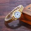 Einfache, Wasserdichte Partneruhren: Analog, Antikes Design mit Ziffern, Stilvolles verstellbares Armband und Armband - Perfektes Geschenk für Jahrestage,