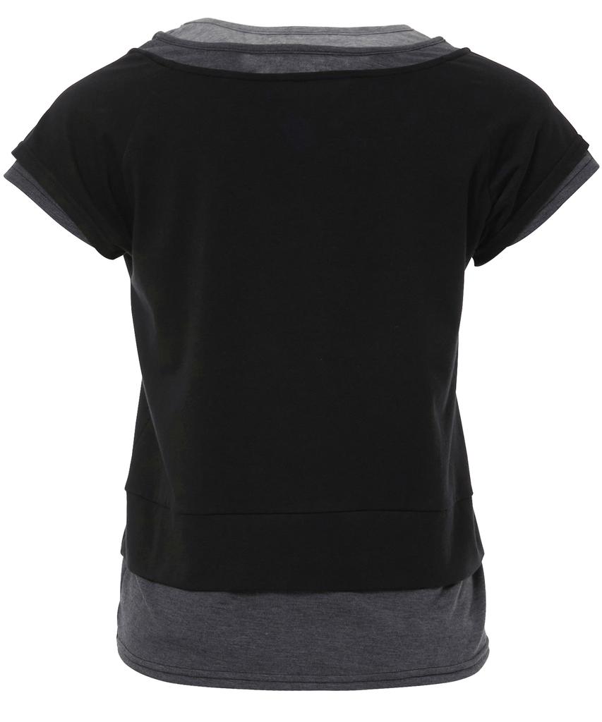 Peulleeoeob 3-Layered Henley T-Shirt (Fl-151_Black)