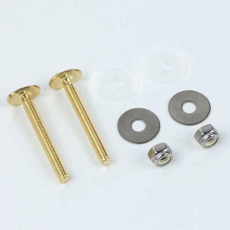 Toilet Floor Bolts Set Durable Multipurpose Toilet Bolt Cover Set Wear-Resistant Toilet Floor Bolts Caps Set Toilet Accessories China Mainland