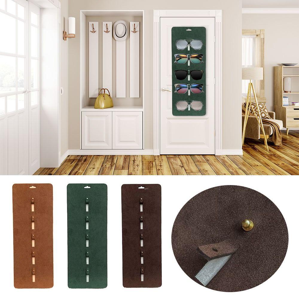 Wall Mounted Eyeglass Storage Hanging Bag 5-layer Eyeglasses Stand Holder Glasses Storage Display