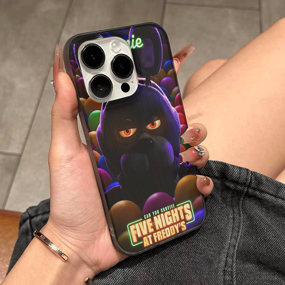 Five-Nights-At-Freddys For IPhone 17 16 15 Plus Pro Max 12 14 Plus 11 13 Wave Corrugated Stripe Funda Phone Cover