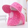Women's Wide Brim Sun Hat for Summer – Offers Face and Neck Protection, Ideal for Outdoor Activities like Cycling and Farm Work.